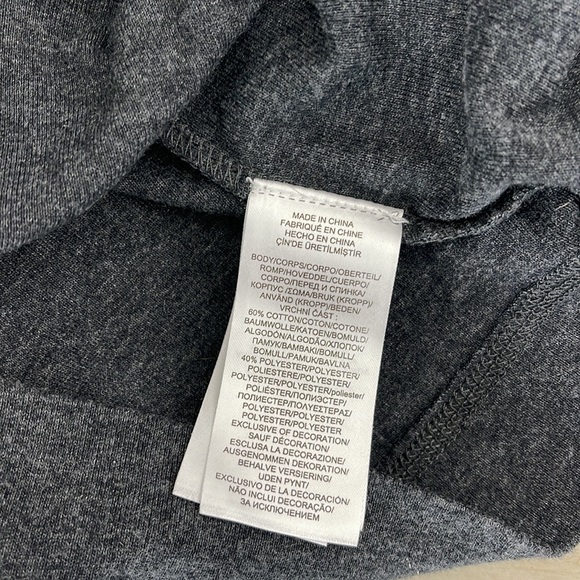 Lauren Ralph Lauren grey long sleeve shirt size medium - Picture 6 of 6